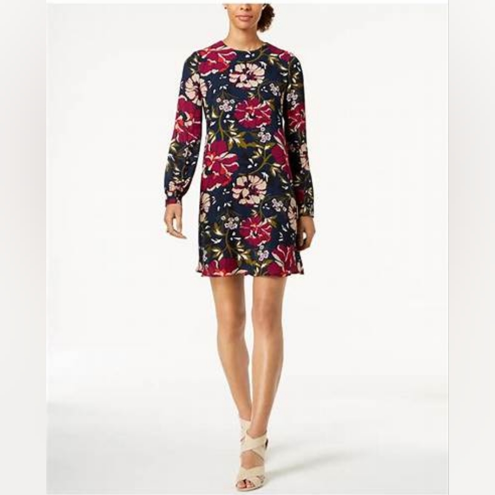NWOT, Tommy Hilfiger Navy Floral Dress